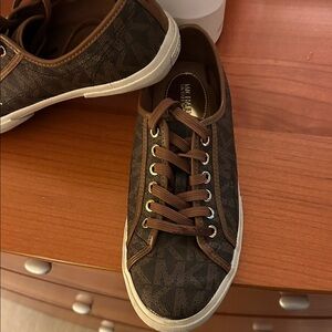 Michael Kors Dark Brown Sneakers
